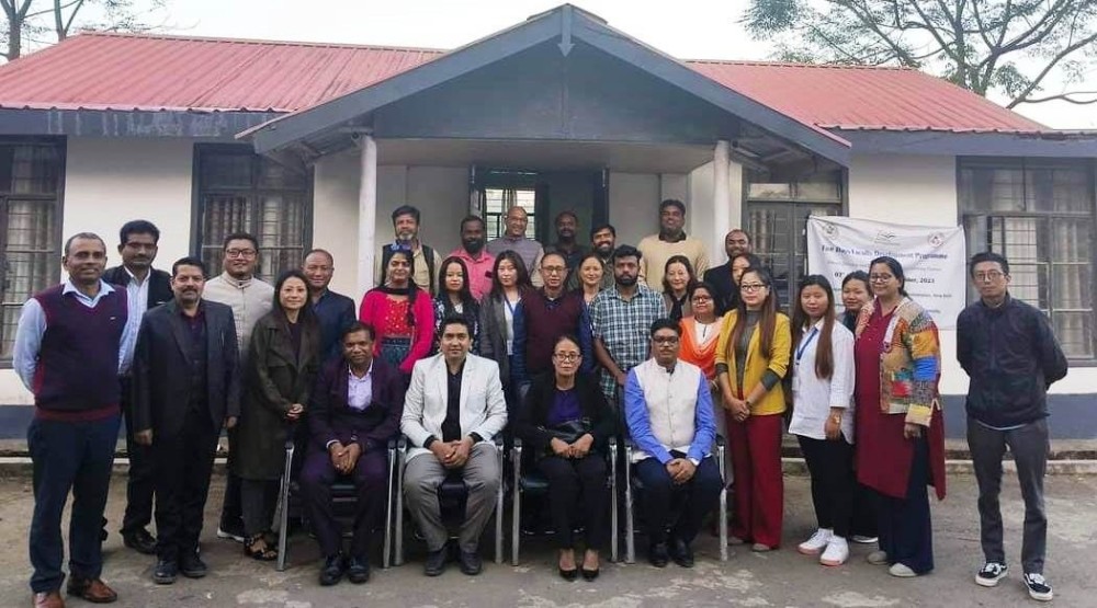 Participants and officials at the Faculty Development Programme.
